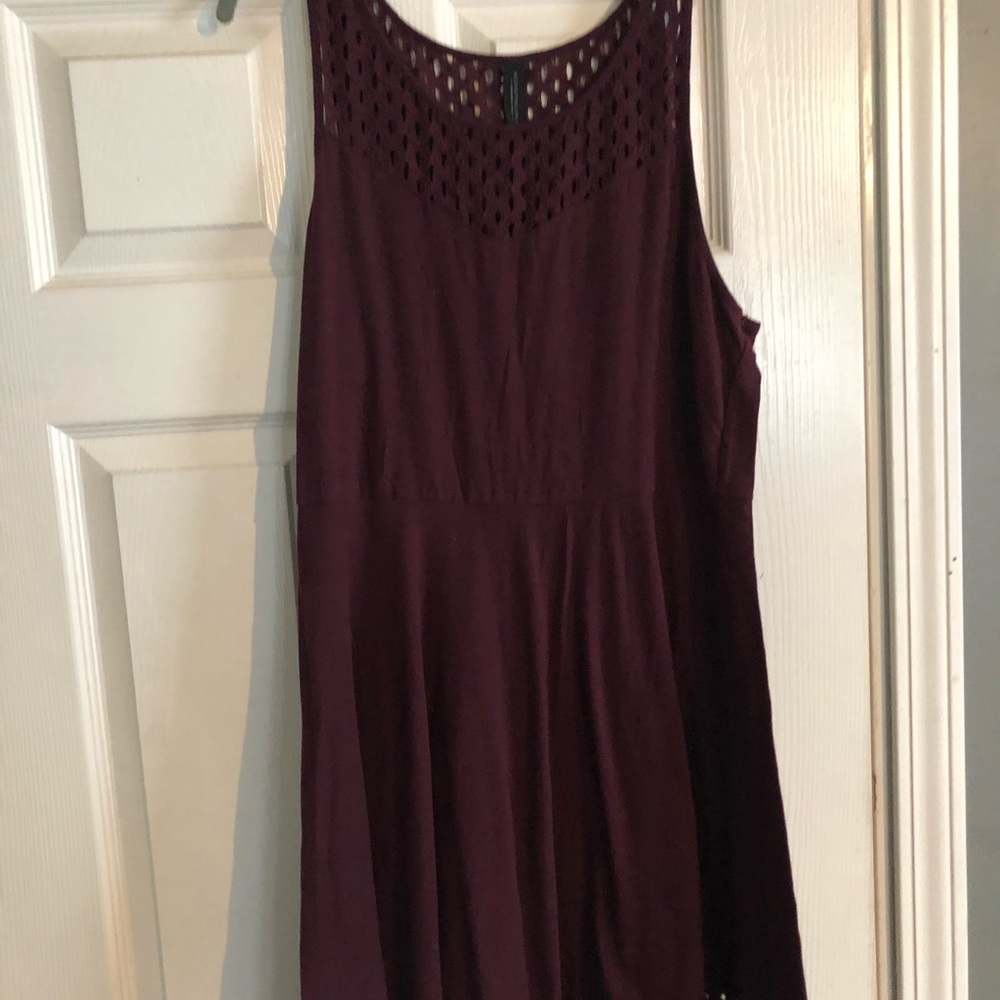 Burgundy Dress